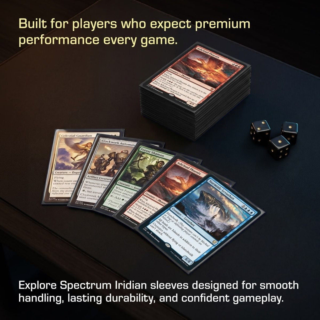 BCW Spectrum Iridian Matte Sleeves Black