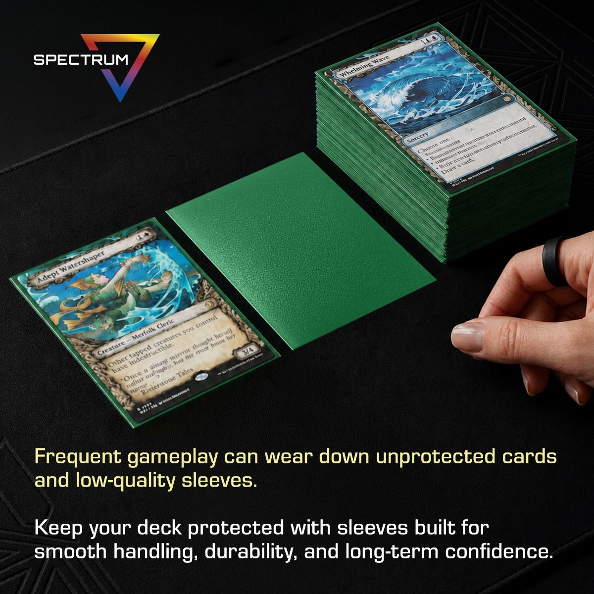 BCW Spectrum Iridian Matte Sleeves Green