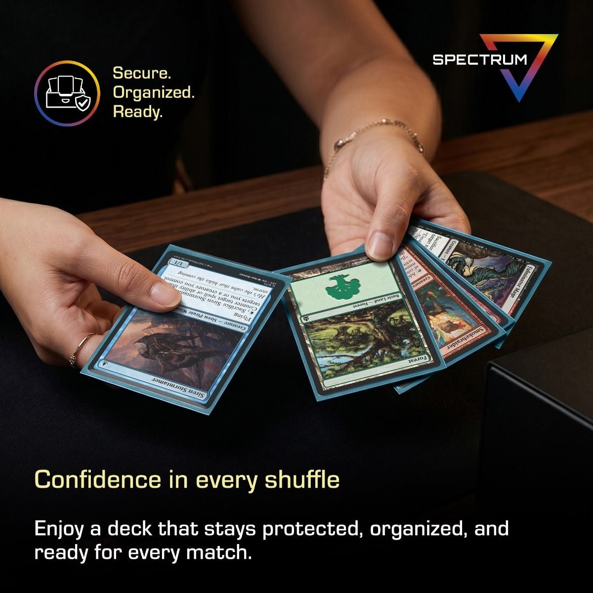 BCW Spectrum Iridian Matte Sleeves Petrol
