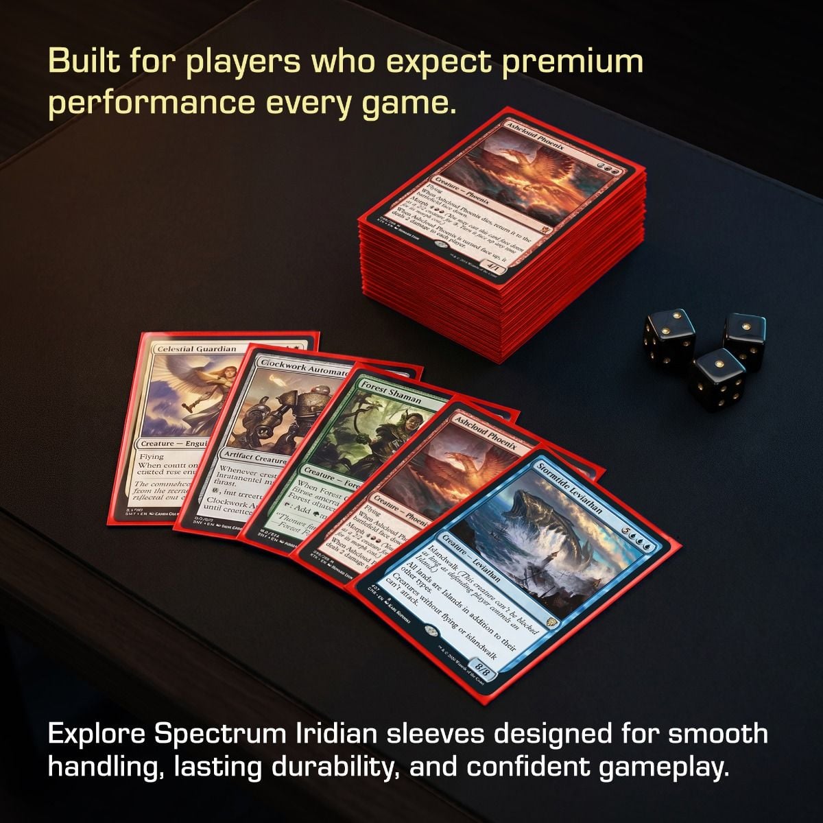 BCW Spectrum Iridian Matte Sleeves Red