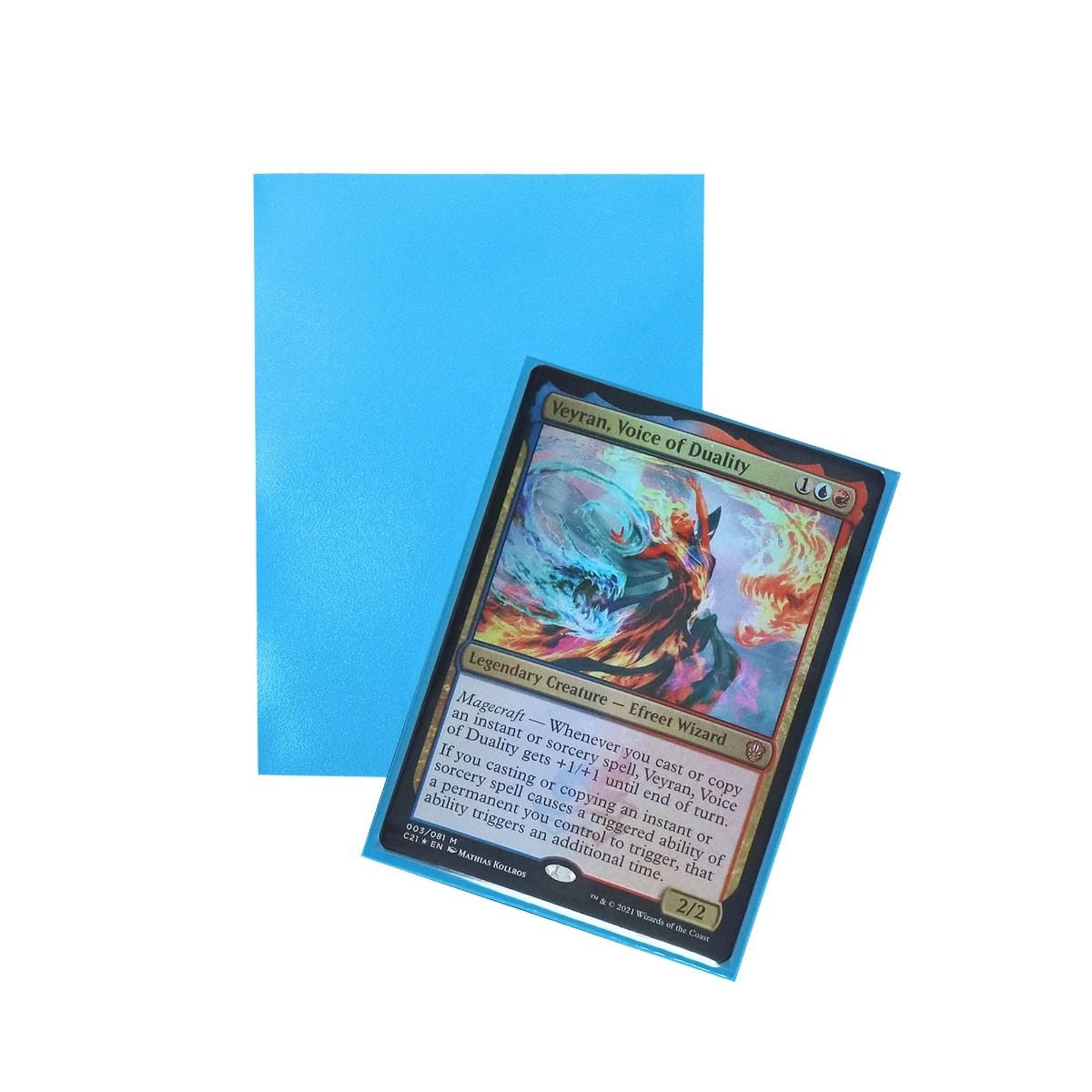 BCW Spectrum Iridian Matte Sleeves Sky Blue
