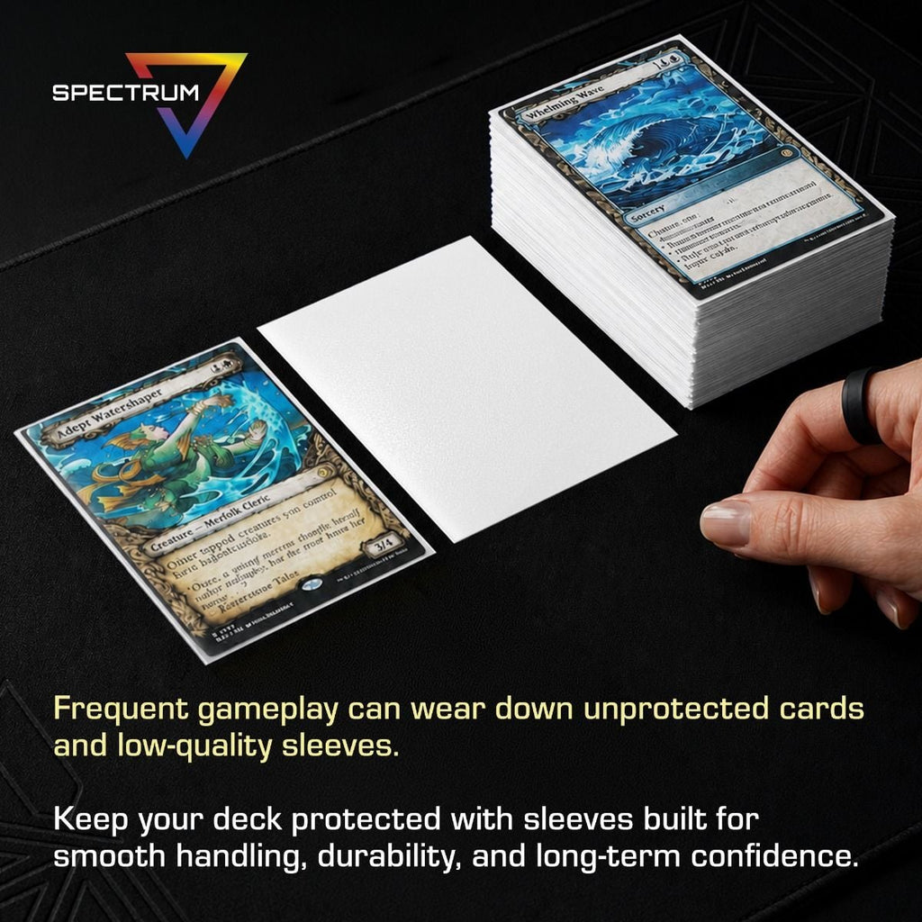 BCW Spectrum Iridian Matte Sleeves White