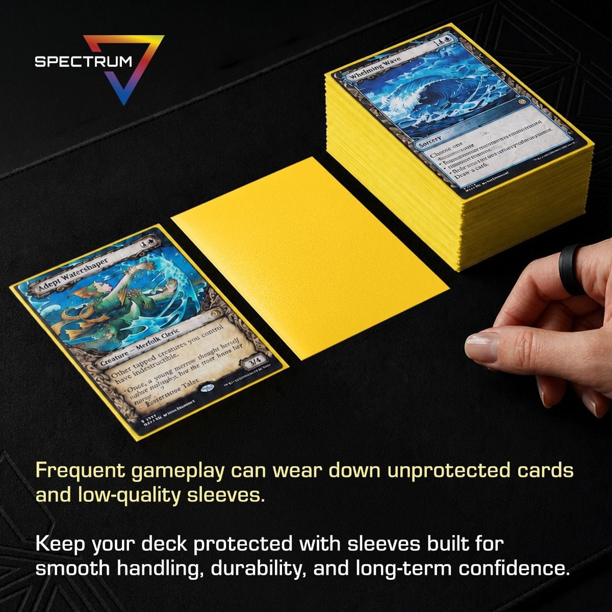 BCW Spectrum Iridian Matte Sleeves Yellow