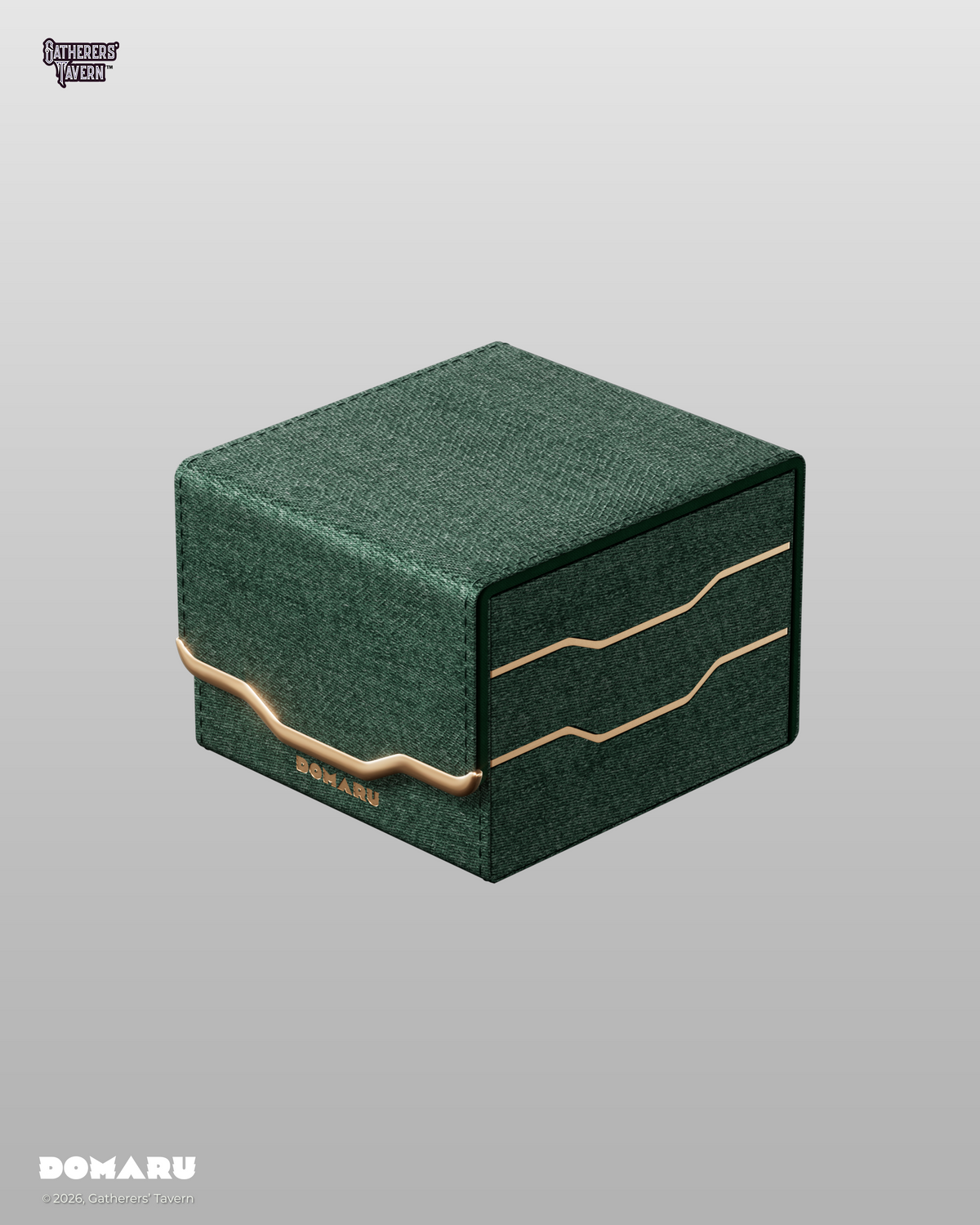 DOMARU Armory Horizon 133+ sideloading deck box Malachite closed