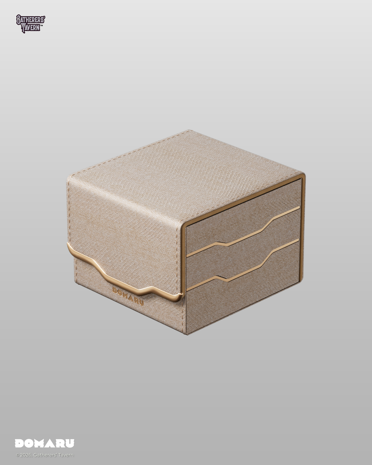 DOMARU Armory Horizon 133+ sideloading deck box Alabaster closed