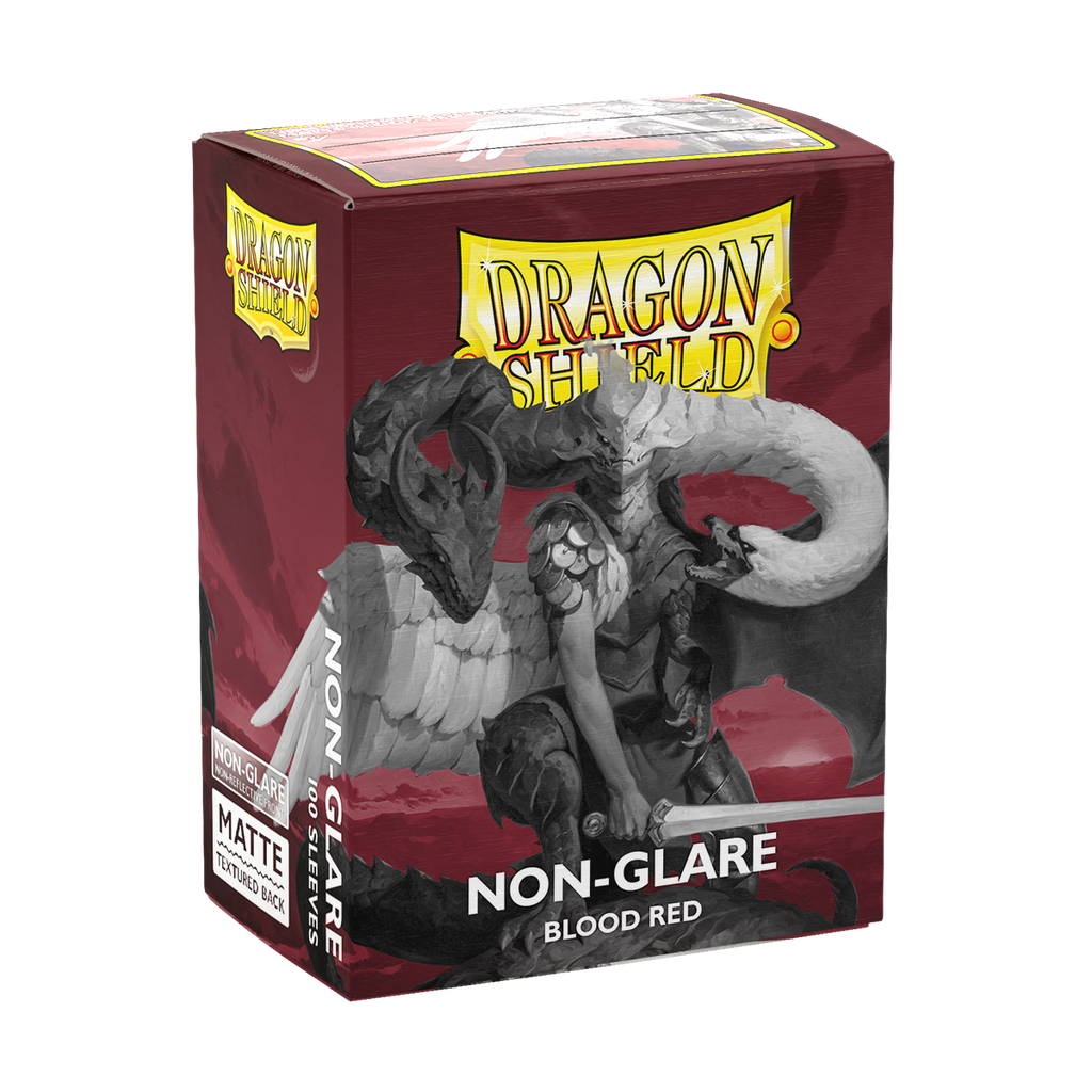 Dragon Shield Matte Non-Glare Sleeves Blood Red