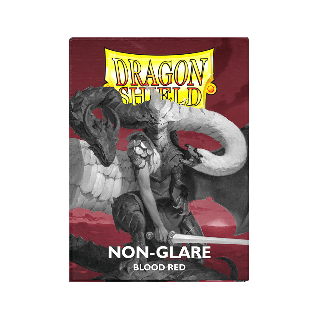 Dragon Shield Matte Non-Glare Sleeves Blood Red