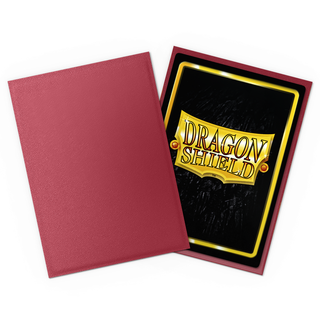Dragon Shield Matte Non-Glare Sleeves Blood Red