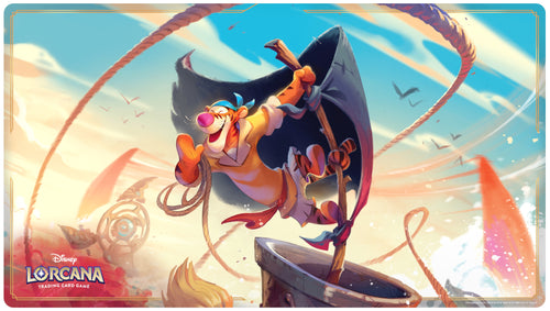 Disney Lorcana TCG Playmat Archazia's Island Tigger, in the Crow's Nest