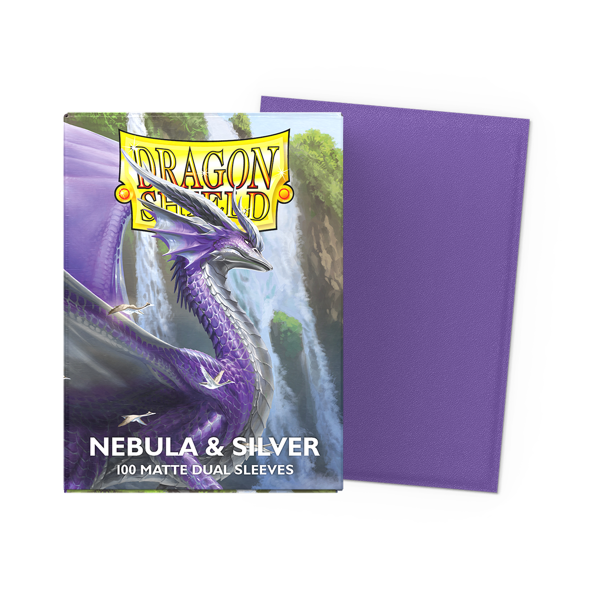 Dragon Shield Deck Protector Sleeves Nebula & Silver