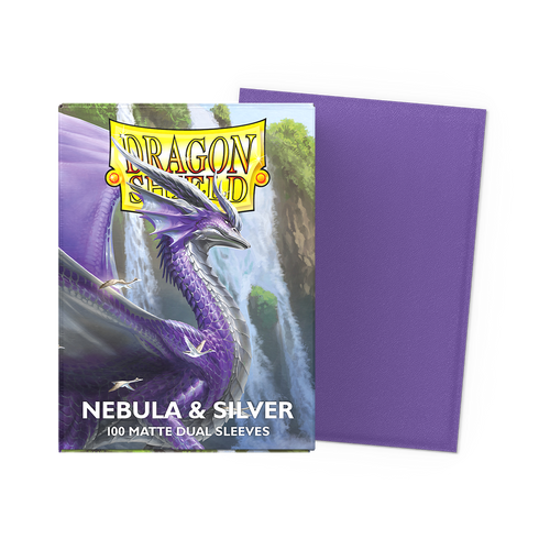Dragon Shield Deck Protector Sleeves Nebula & Silver