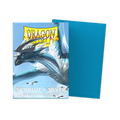 Dragon Shield Deck Protector Sleeves Sky Blue & Silver