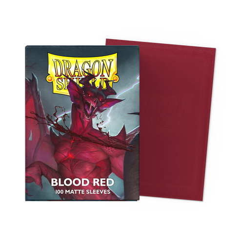 Dragon Shield Deck Protector Sleeves Matte Blood Red