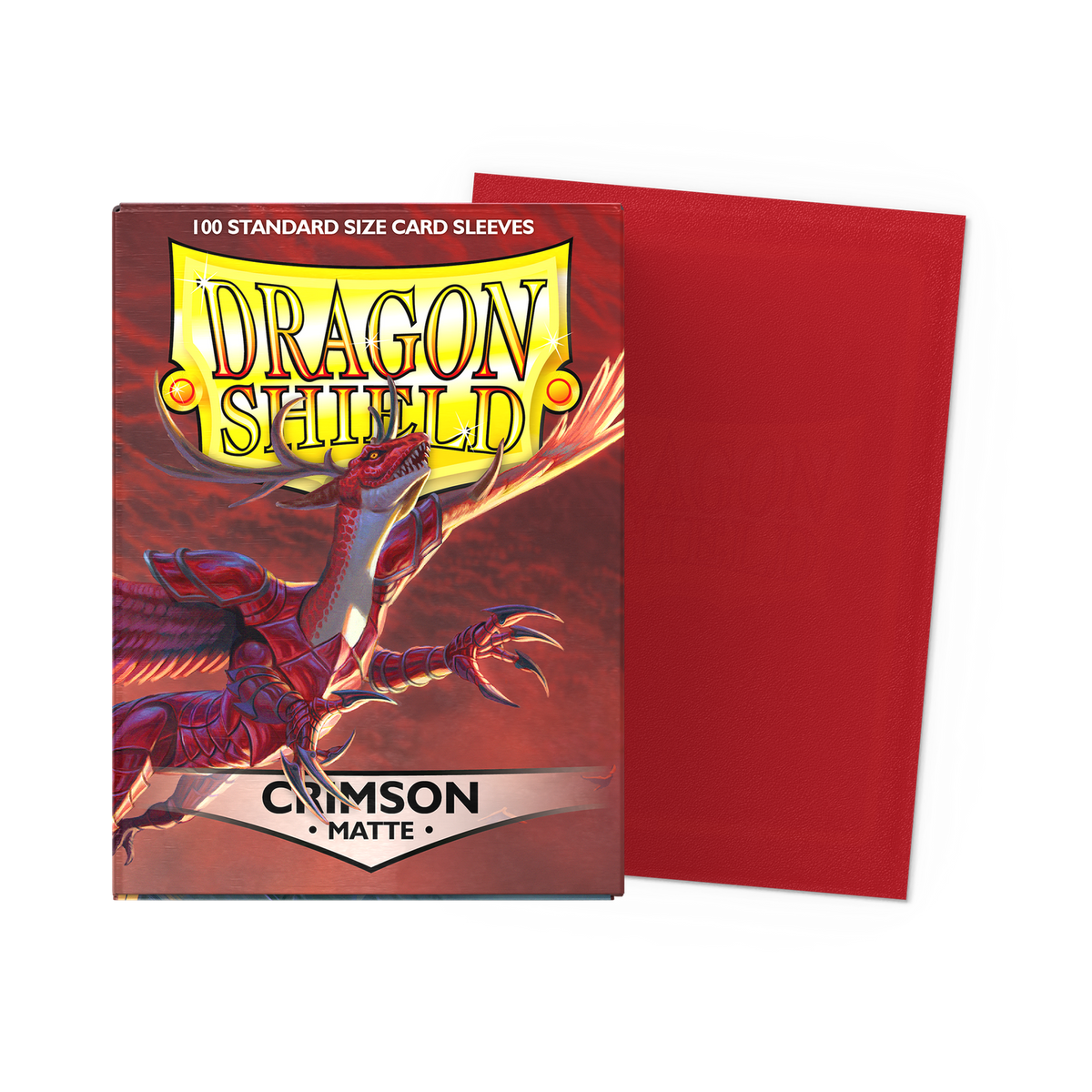 Dragon Shield Deck Protector Sleeves Matte Crimson