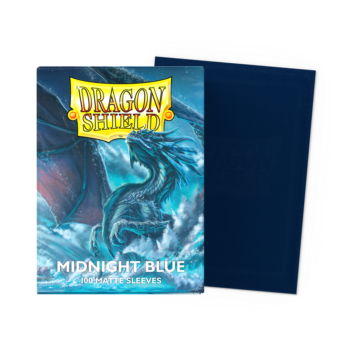 Dragon Shield Deck Protector Sleeves Matte Midnight Blue