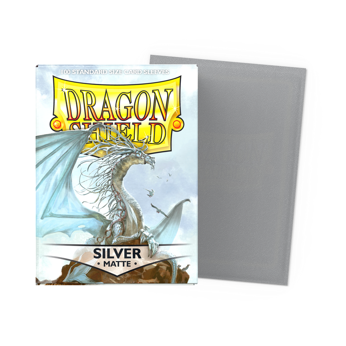 Dragon Shield Deck Protector Sleeves Matte Silver