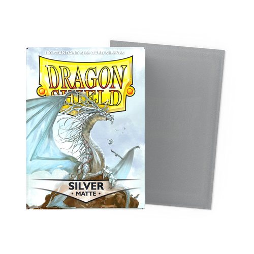 Dragon Shield Deck Protector Sleeves Matte Silver