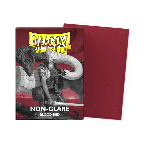 Dragon Shield Deck Protector Sleeves Non-Glare Blood Red