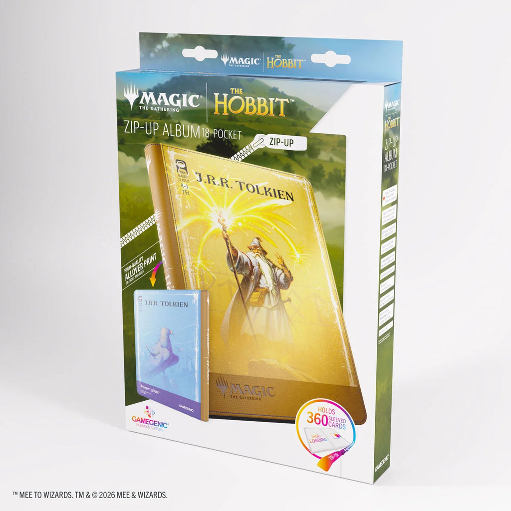 Gamegenic Magic: The Gathering The Hobbit Zip-Up Album 18-Pocket Gandalf, Goblin's Bane / The Lord of the Eagles