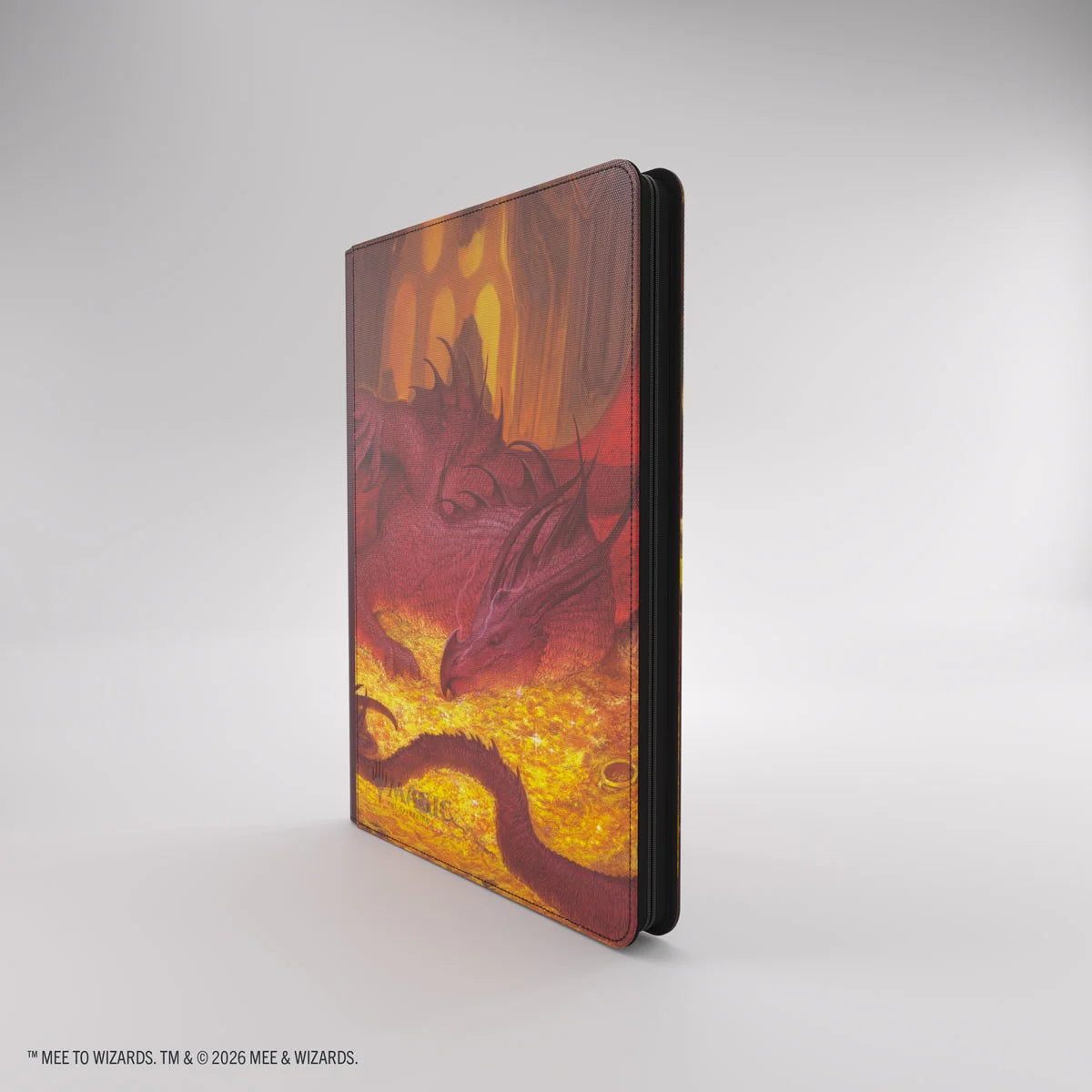Gamegenic Magic: The Gathering The Hobbit Zip-Up Album 18-Pocket Smaug's Mox Amber