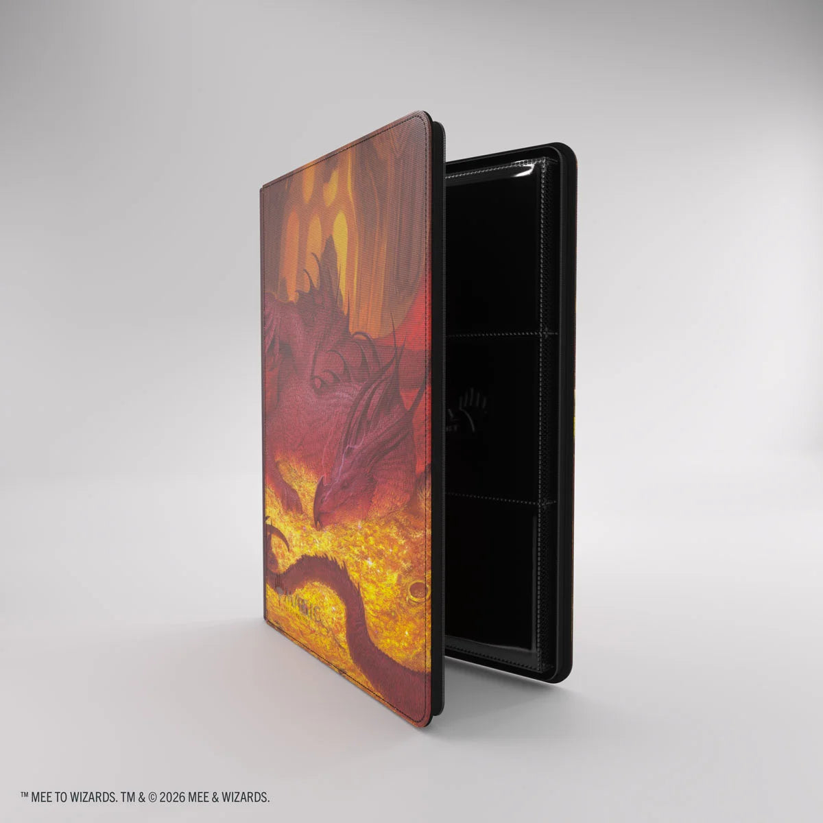 Gamegenic Magic: The Gathering The Hobbit Zip-Up Album 18-Pocket Smaug's Mox Amber