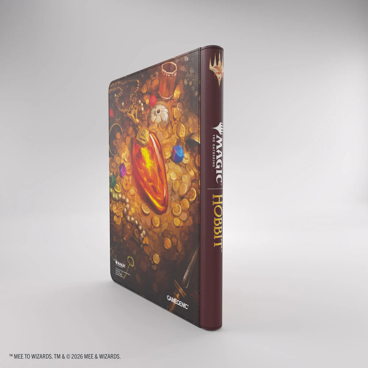 Gamegenic Magic: The Gathering The Hobbit Zip-Up Album 18-Pocket Smaug's Mox Amber
