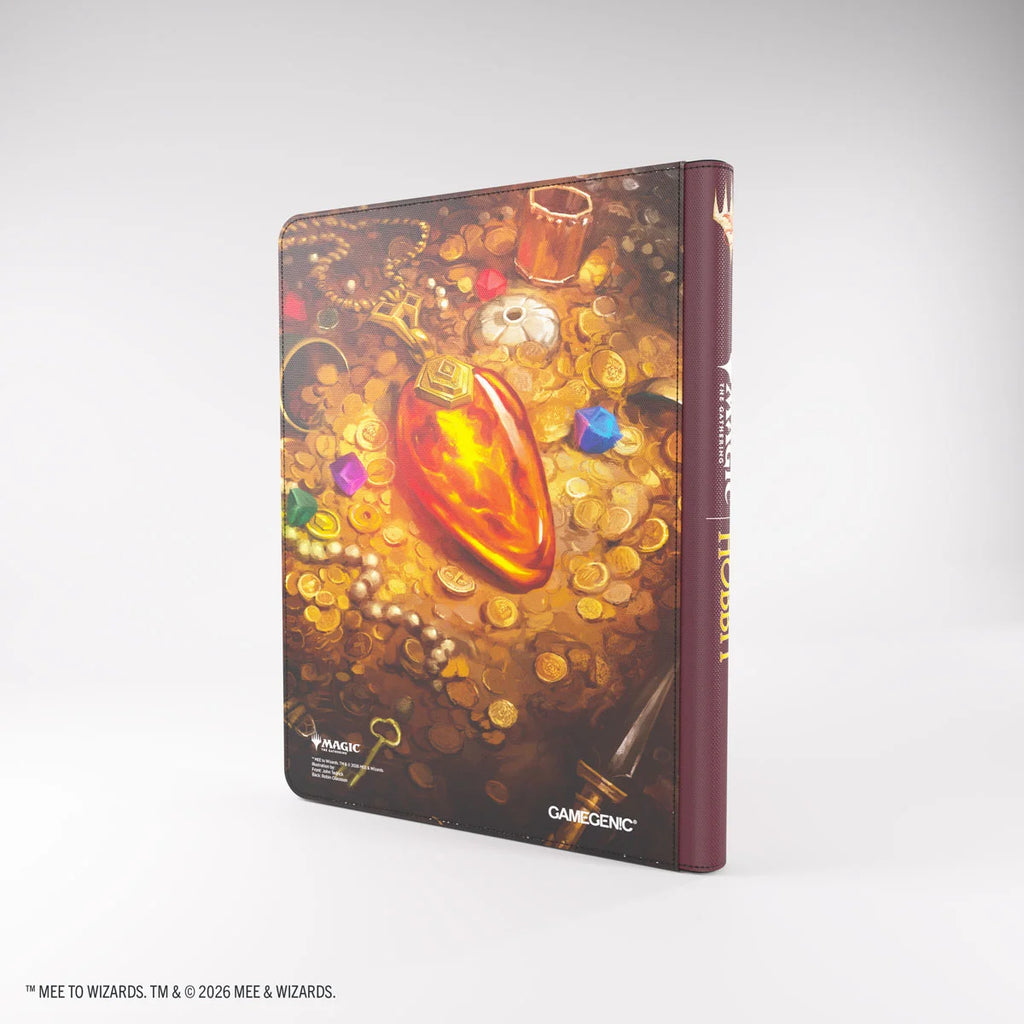 Gamegenic Magic: The Gathering The Hobbit Zip-Up Album 18-Pocket Smaug's Mox Amber