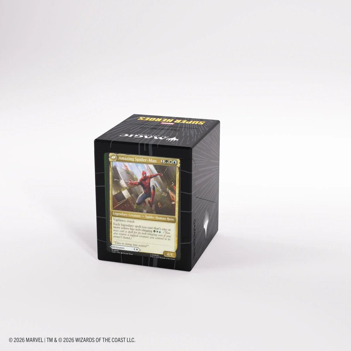 Gamegenic Bastion 100+ XL Magic: The Gathering Marvel Super Heroes Comic Burst Black