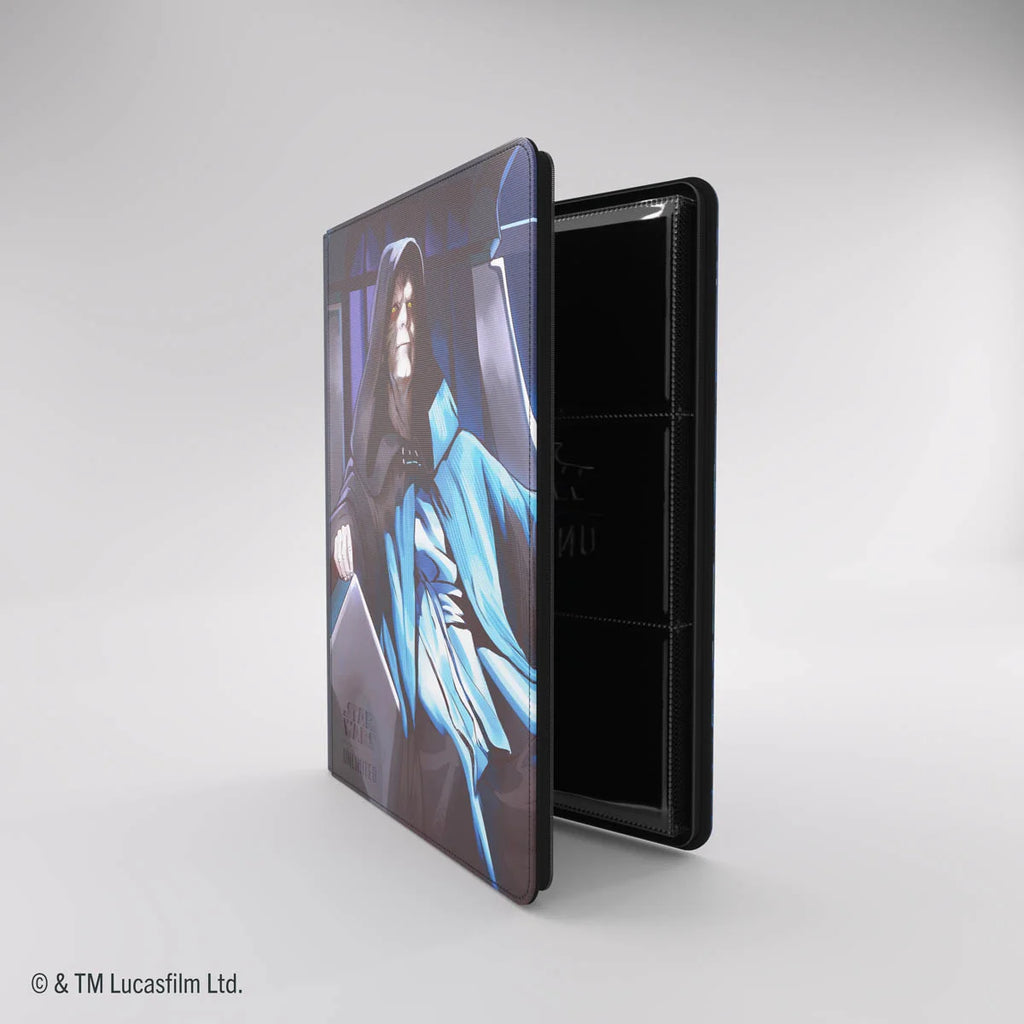 Gamegenic Star Wars: Unlimited Ashes of the Empire Zip-Up Album 18-Pocket Jedi Luke Skywalker / Emperor Palpatine