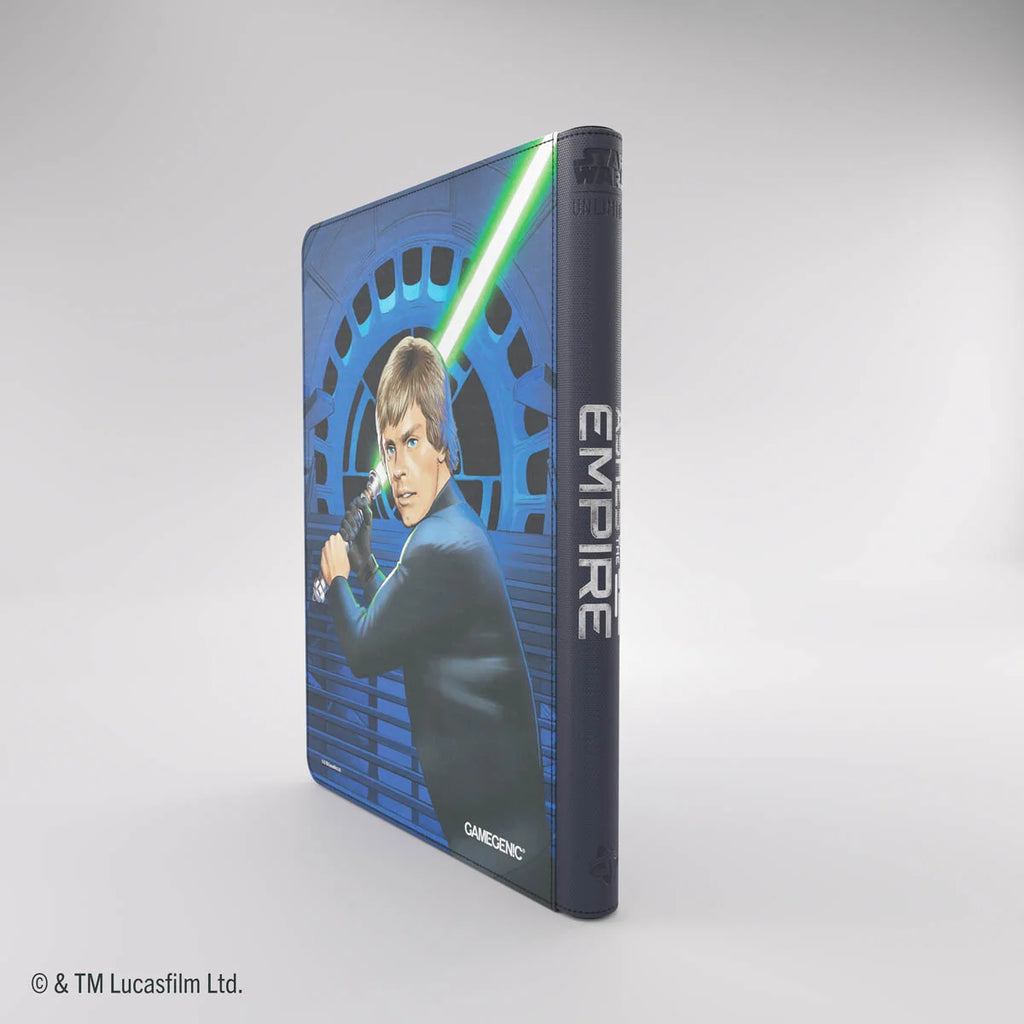 Gamegenic Star Wars: Unlimited Ashes of the Empire Zip-Up Album 18-Pocket Jedi Luke Skywalker / Emperor Palpatine