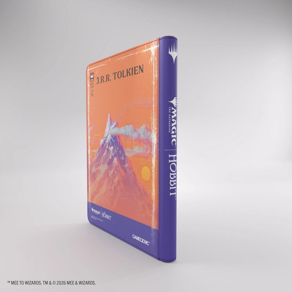 Gamegenic Magic: The Gathering The Hobbit Zip-Up Album 18-Pocket Gollum, Riddle Master / The Lonely Mountain