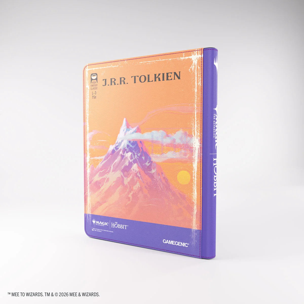 Gamegenic Magic: The Gathering The Hobbit Zip-Up Album 18-Pocket Gollum, Riddle Master / The Lonely Mountain