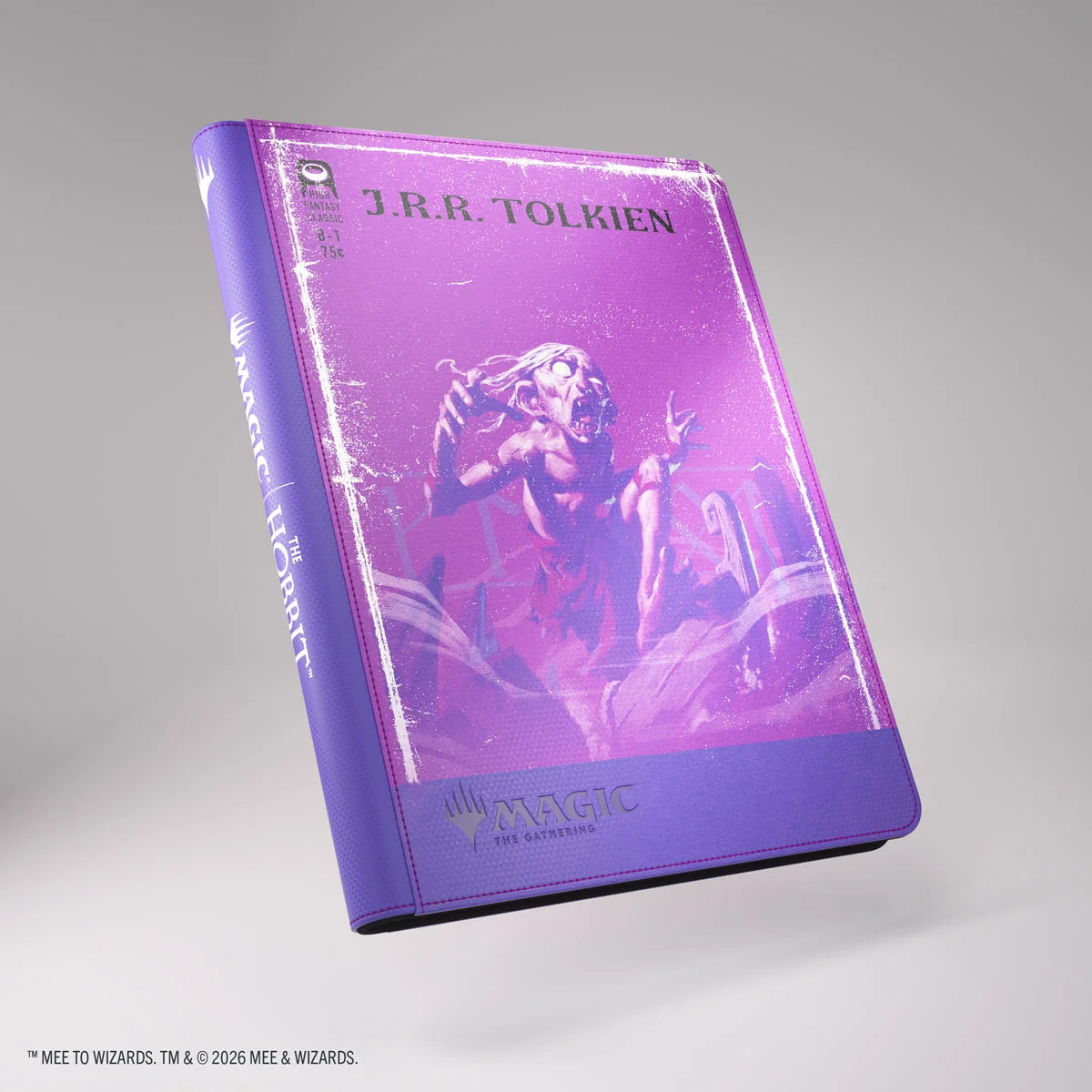 Gamegenic Magic: The Gathering The Hobbit Zip-Up Album 18-Pocket Gollum, Riddle Master / The Lonely Mountain