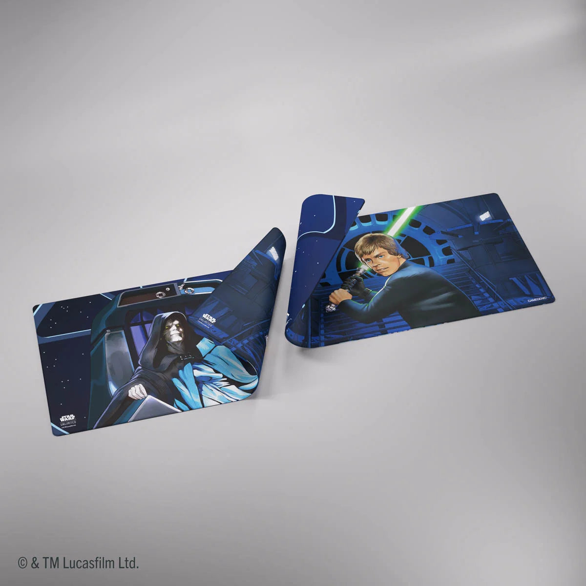 Gamegenic Star Wars: Unlimited Ashes of the Empire Double-Sided Game Mat Jedi Luke Skywalker / Emperor Palpatine