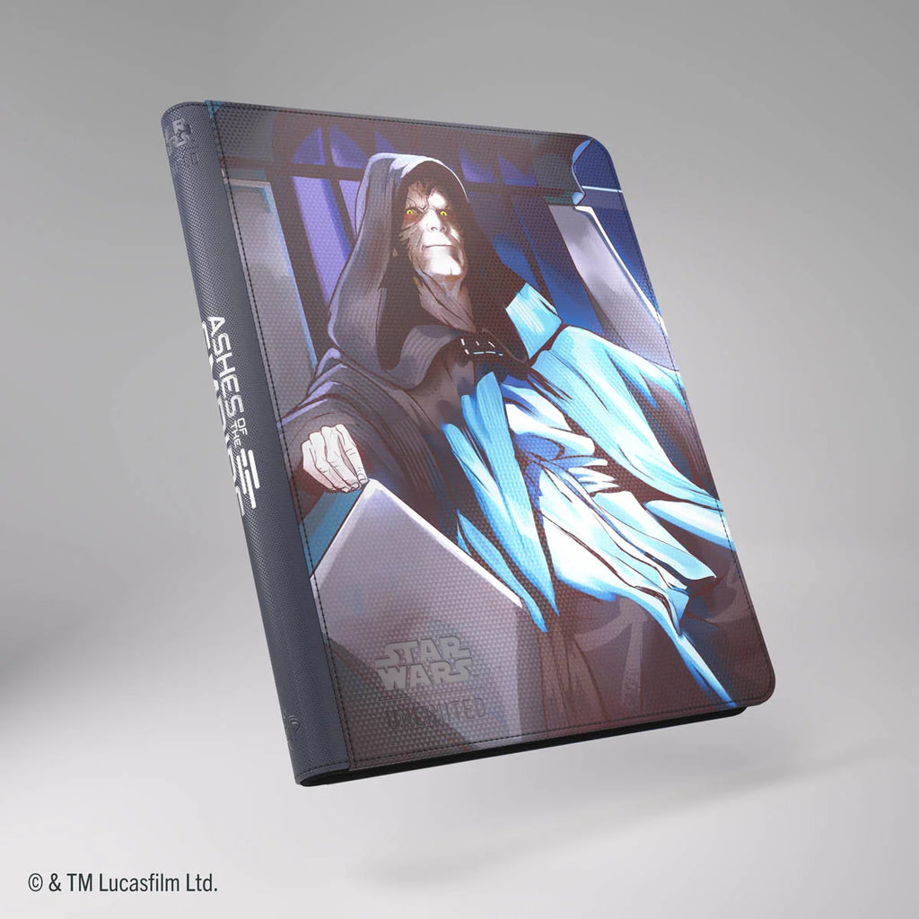 Gamegenic Star Wars: Unlimited Ashes of the Empire Zip-Up Album 18-Pocket Jedi Luke Skywalker / Emperor Palpatine