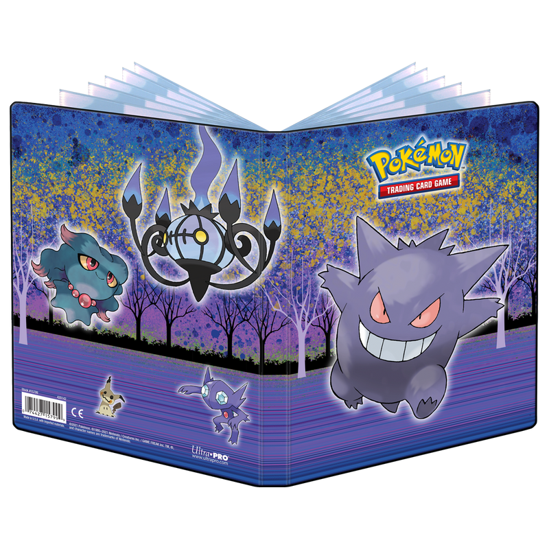 TCGStyle | Pokemon TCG | Gallery Series Haunted Hollow Gengar 4-Pocket Portfolio for Pokemon Ultra Pro