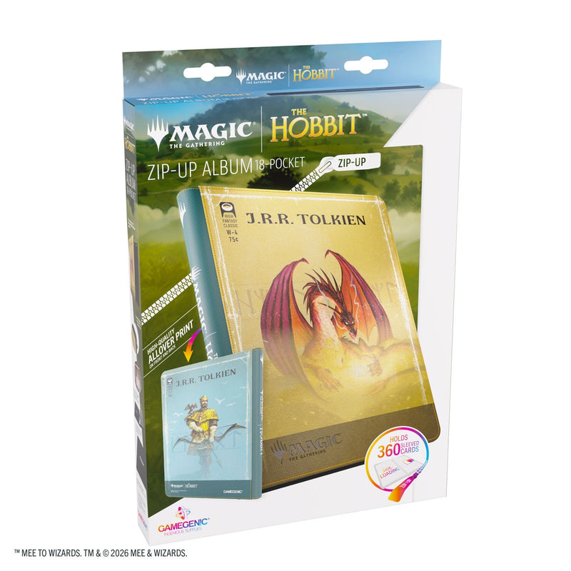 Gamegenic | Magic: The Gathering | The Hobbit | Zip-Up Album 18-Pocket | Gamegenic Gleaming Splendor and the King of Dale