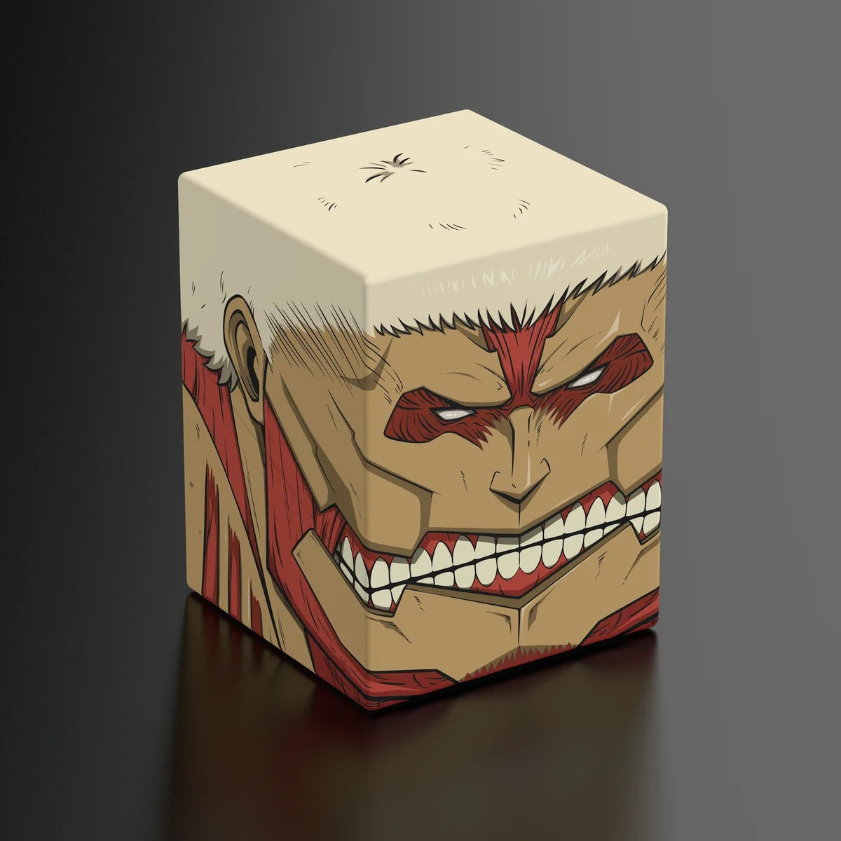 Squaroes Boulder 100+ Deck Box Attack on Titan Armored Titan