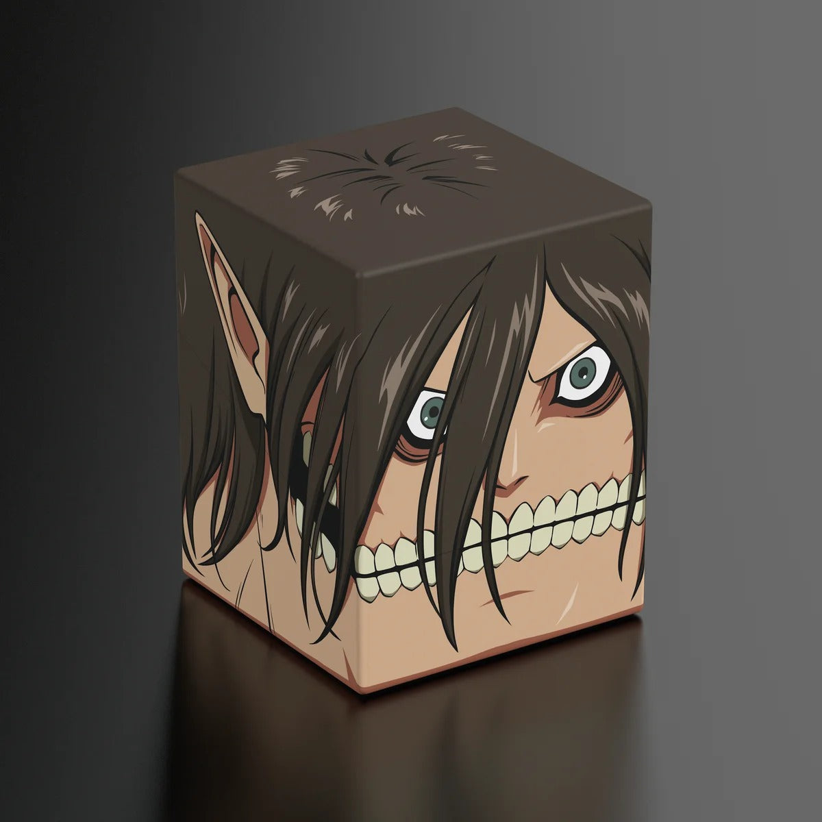 Squaroes Boulder 100+ Deck Box Attack on Titan Attack Titan