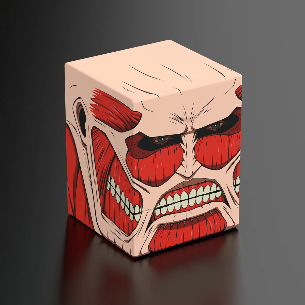 Squaroes Boulder 100+ Deck Box Attack on Titan Colossal Titan