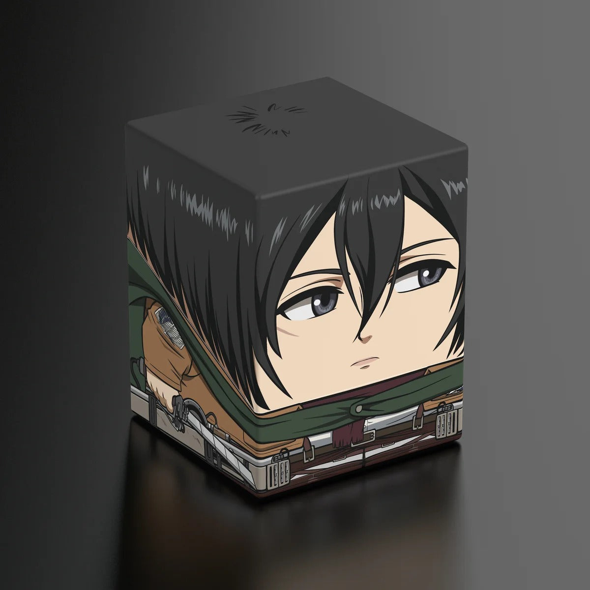 Squaroes Boulder 100+ Deck Box Attack on Titan Mikasa Ackermann