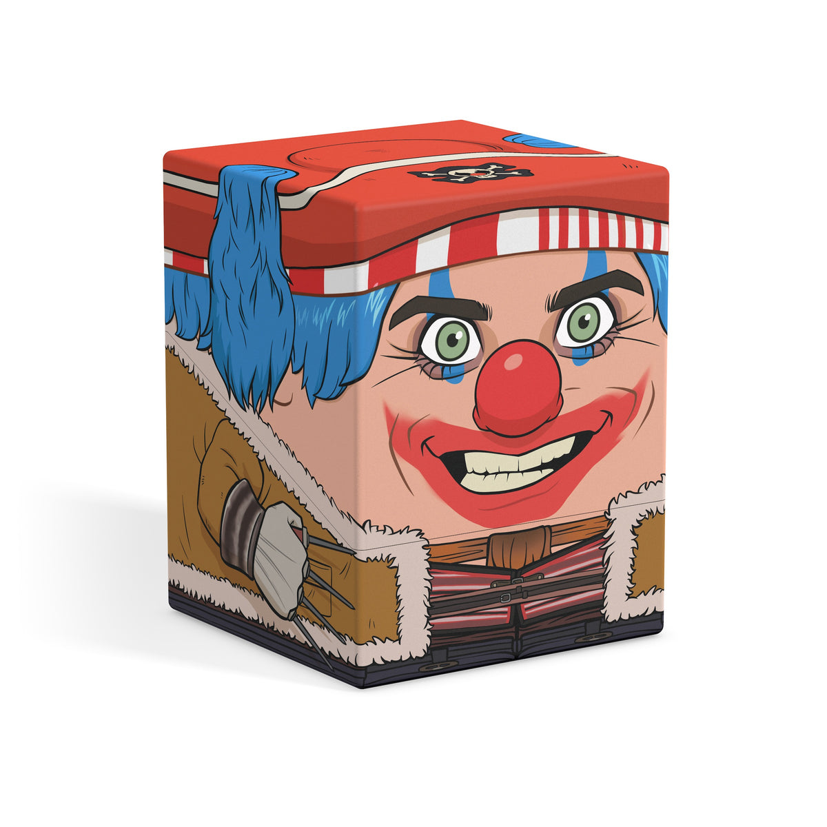 Squaroes | Boulder 100+: Netflix's One Piece W1 Buggy the Clown | Boulder 100+ Deck Box | Buggy the Clown