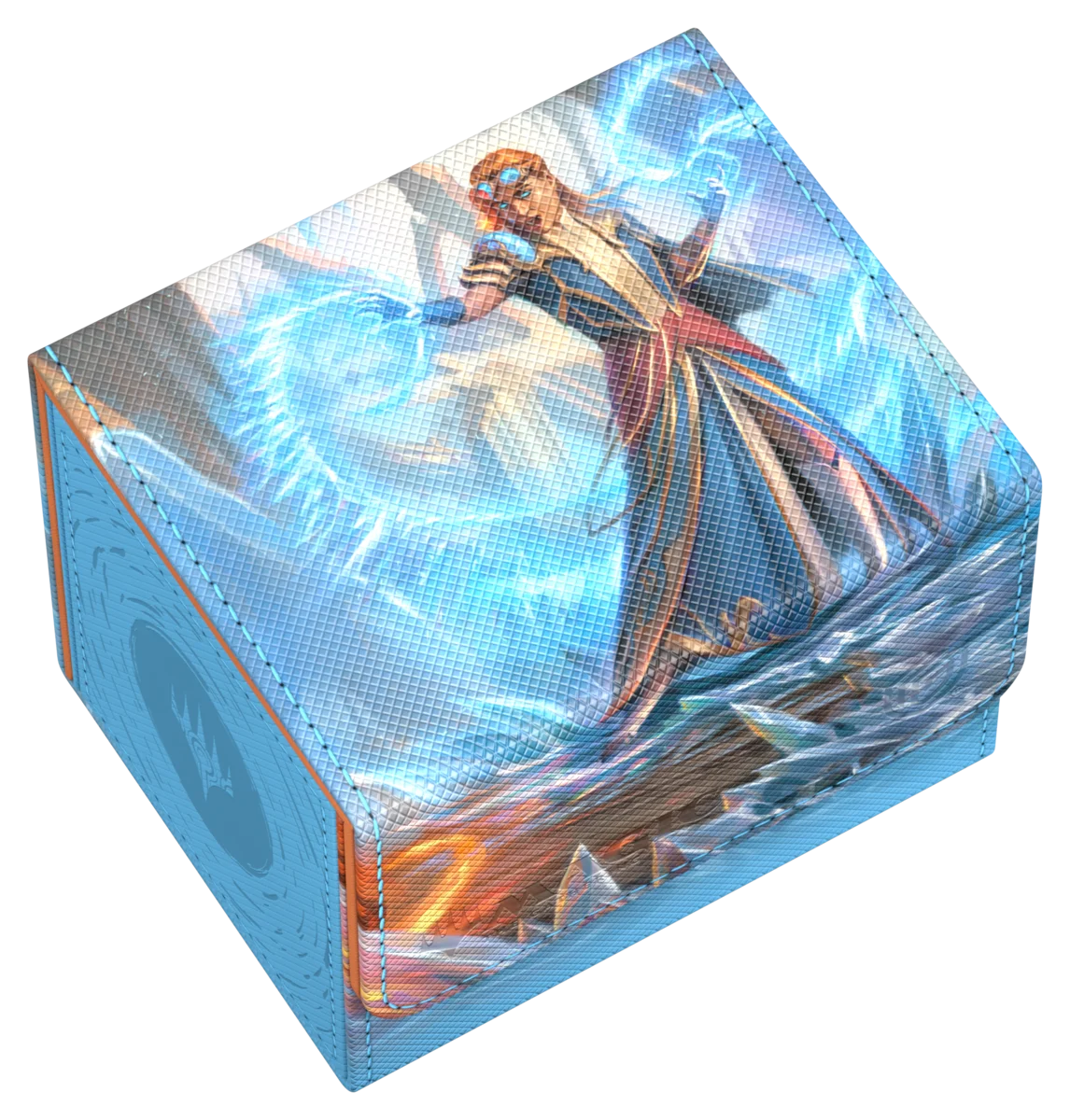 Ultimate Guard Sidewinder 100+ Xenoskin Reality Fracture Chandra, Chill of Compliance deck box