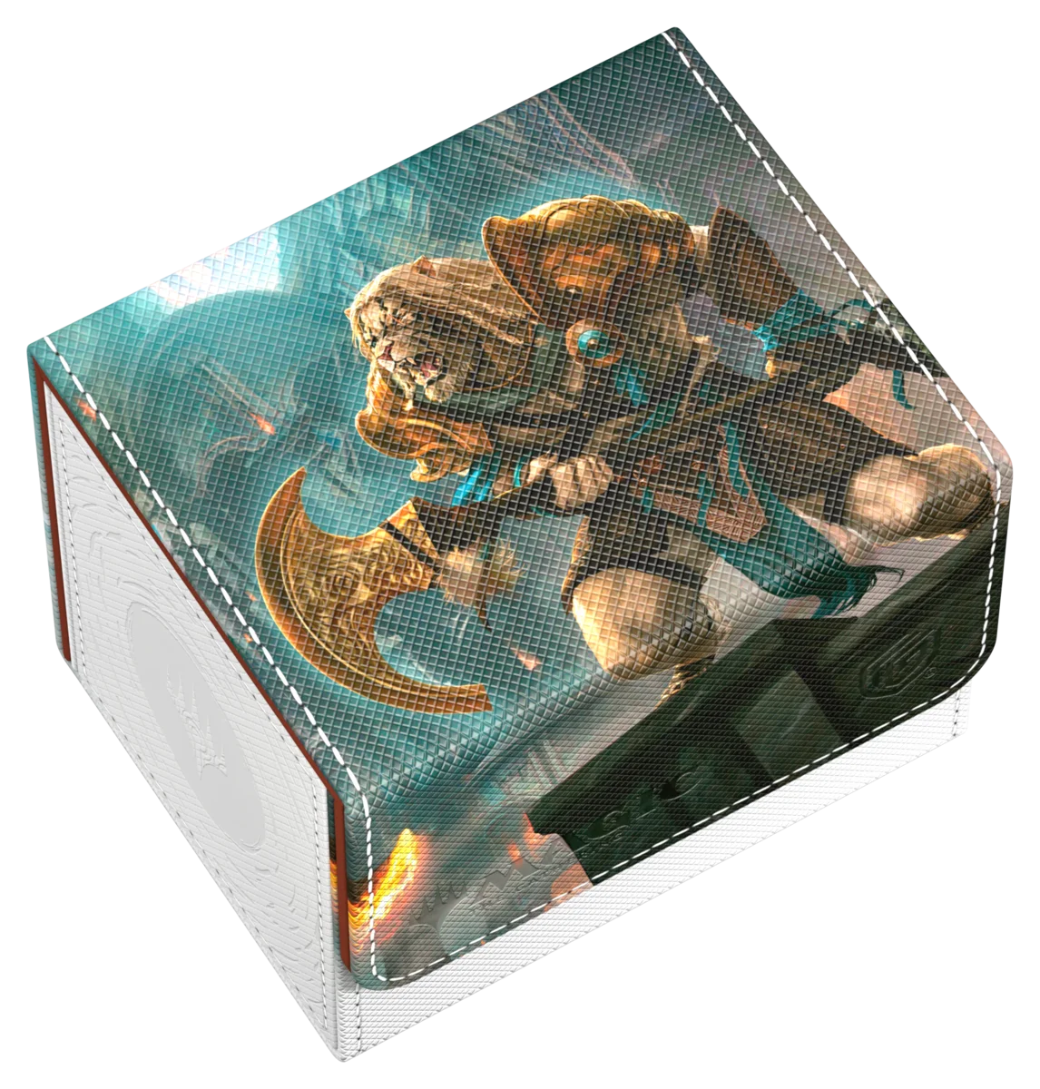 Ultimate Guard Sidewinder 100+ Xenoskin Reality Fracture Ajani, Counterattack Leader deck box