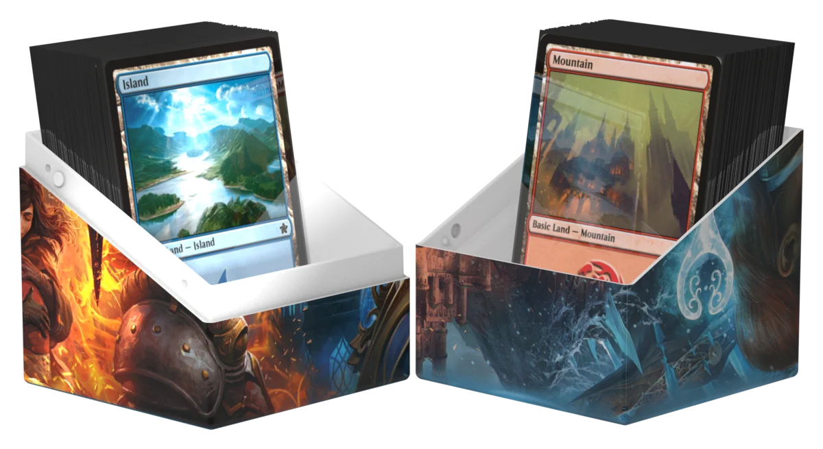 Ultimate Guard Return to Earth Boulder 100+ Reality Fracture Way of the Pyromancer / Way of the Cryomancer deck box