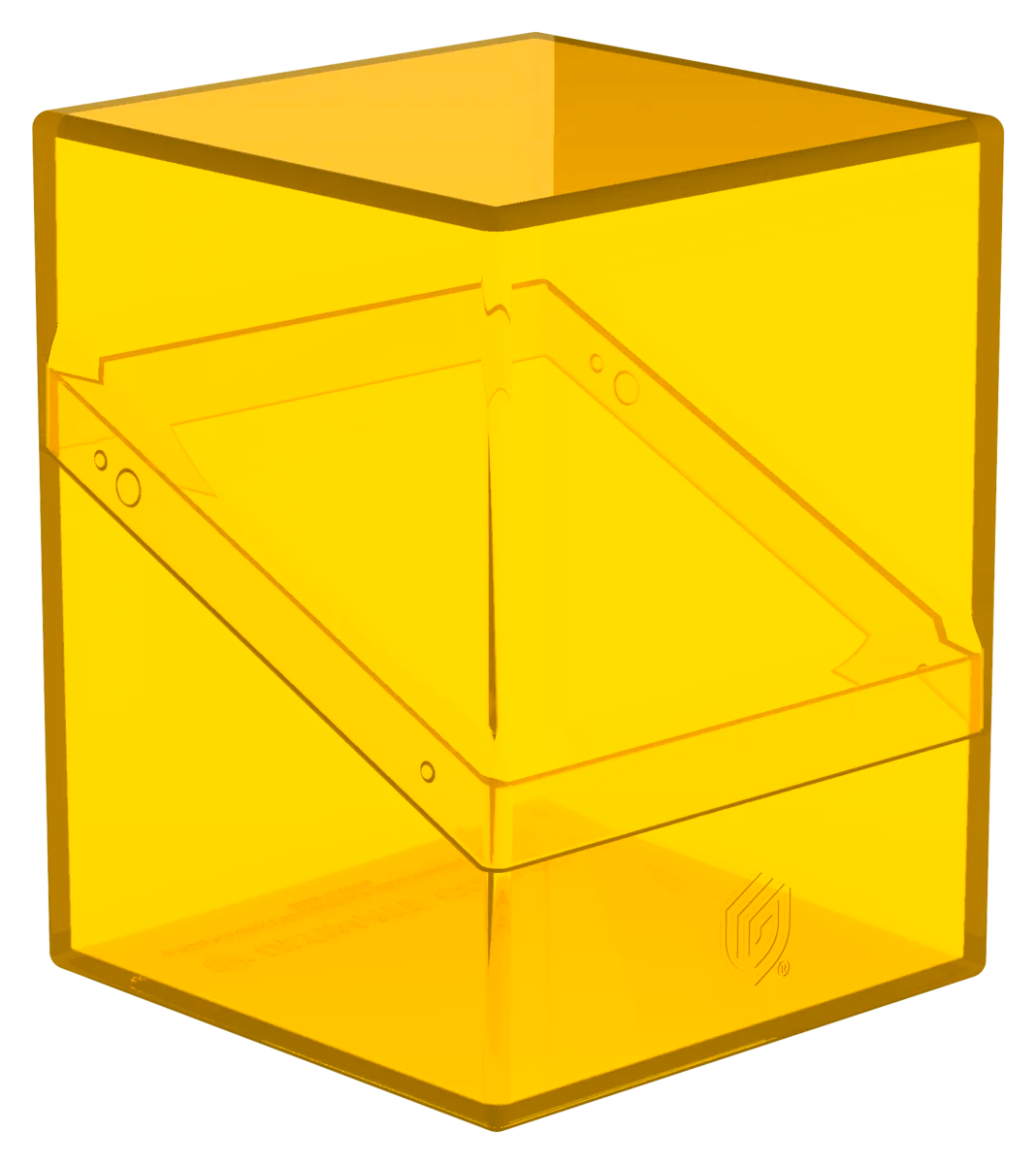 Ultimate Guard Boulder 100+ Deck Box Clear Amber