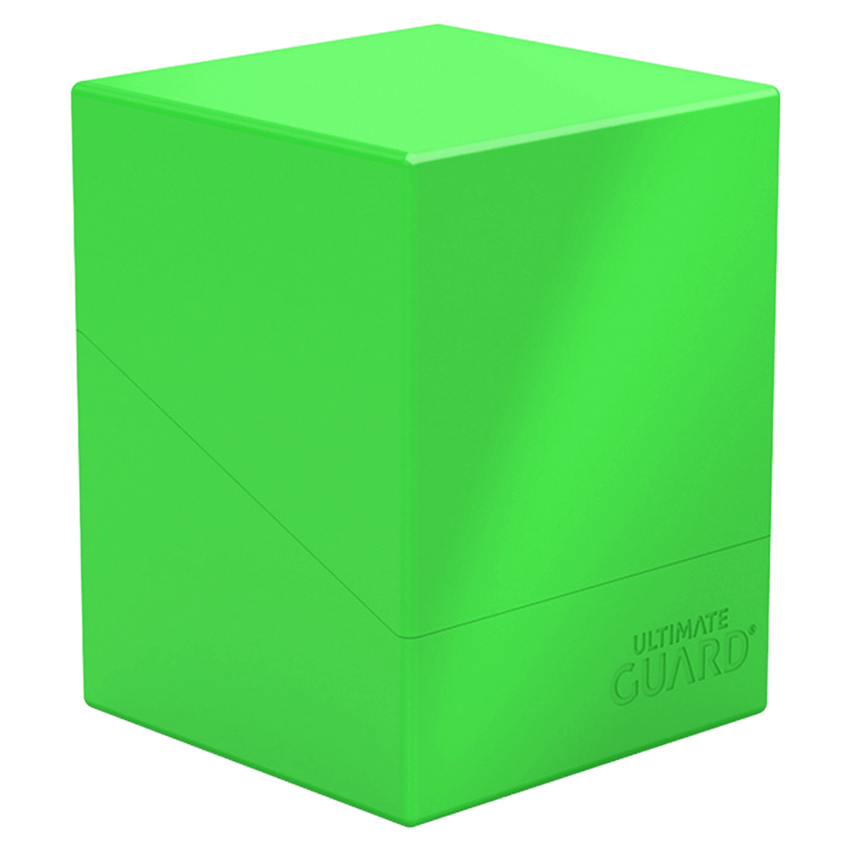 Ultimate Guard Boulder 100+ Deck Box Solid Neon Green
