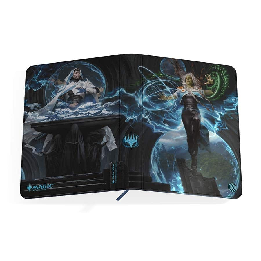 Ultimate Guard Magic The Gathering Zipfolio 360 Xenoskin Reality Fracture 9-Pocket Binder Jace Reality Sculptor And Tam The Possibility