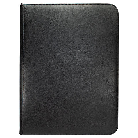 Ultra Pro 9 Pocket PRO Binder Zippered 9 Vivid Black Album