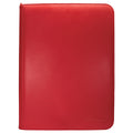 Ultra Pro 9 Pocket PRO Binder Zippered 9 Vivid Red Album